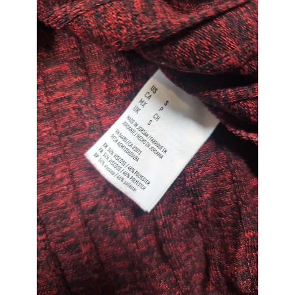 American Eagle Dress Womens Small Ribbed Turtle Neck Long Sleeve Cut Out Back - Picture 5 of 7